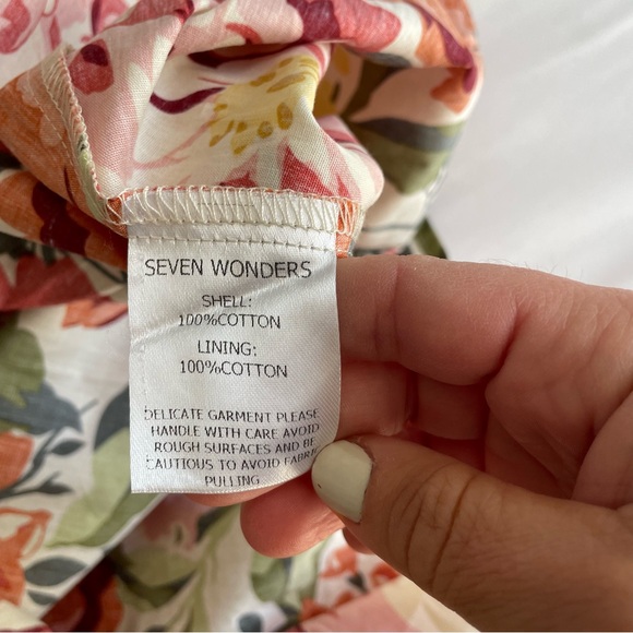 NWT Petal & Pup Seven Wonders Madeira Orange Floral Cutout Maxi Dress - Picture 12 of 17